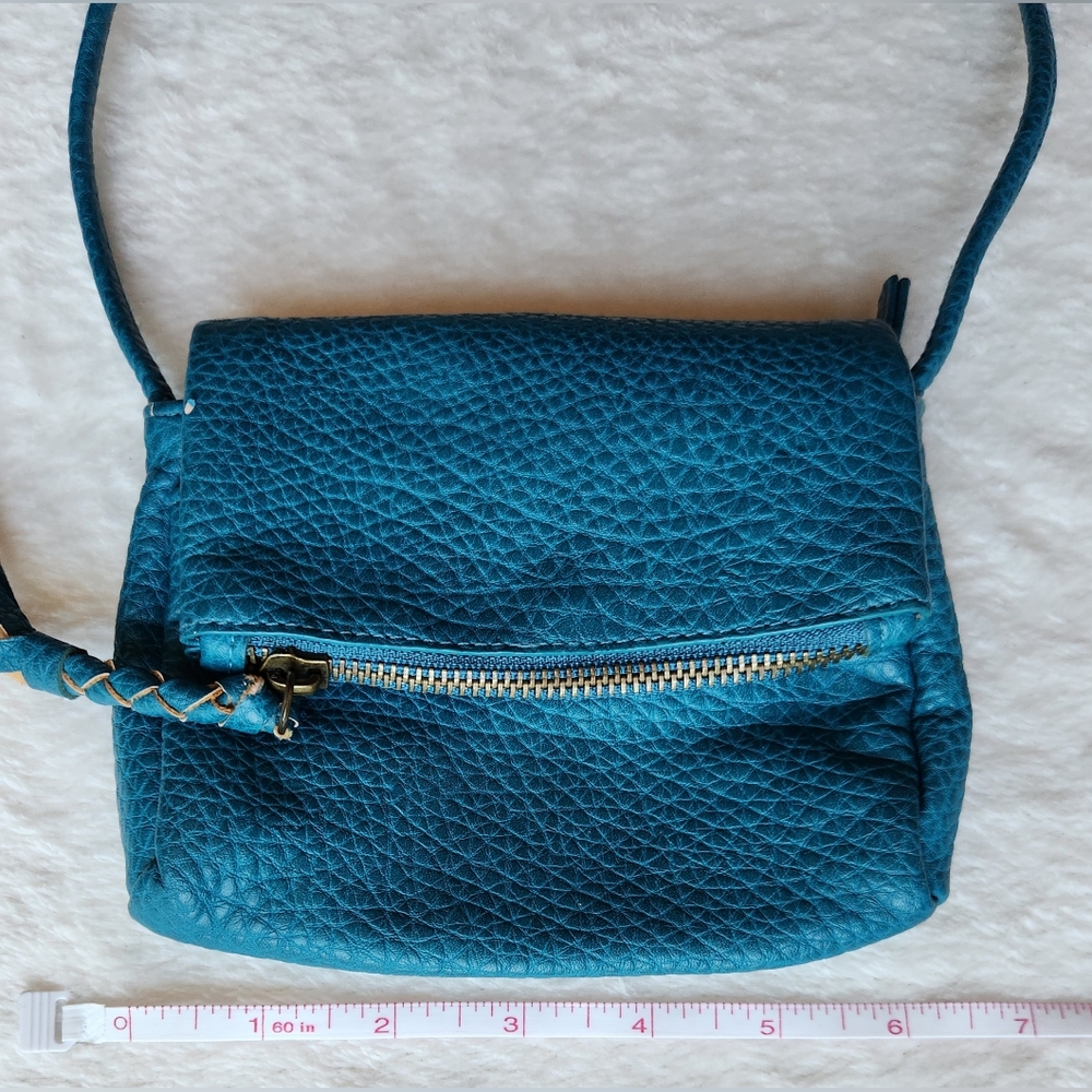 Mossimo Supply Co Blue Crossbody Bag with Textured Finish - Picture 7 of 11